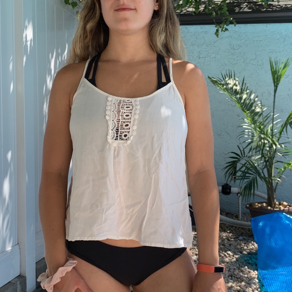 Dainty white cami